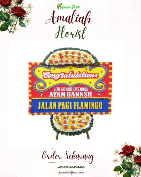 Sewa Papan Bunga Tladan